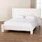 Baxton Studio Laria Modern White Teddy-Bear Fabric King Size Platform Bed 253-14062-ZORO - alternate 4
