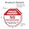 Signmission Private Property No Trespassing Vio, 6 inch X 6 inch, Vinyl Decal, 2PK OC-D-2PACK-6-167 - alternate 2