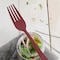 Smarty Had A Party Red Disposable Plastic Party Forks, 600PK 410F-R-CASE - alternate 1