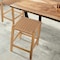 Alaterre Furniture Newport 24in H Wood Counter Height Stool 24 with Handcrafted Woven Rope Seat, Natural ANNP2220 - alternate 7