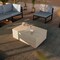 Leisuremod Maya 35 in Fiberstone Coffee Table, Travertine Finish, Weatherproof, Fully Assembled MCT35TR - alternate 5
