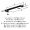 Amerock Bridgeport 6-5/16 inch (160mm) Center-to-Center Matte Black Cabinet Pull, 25PK 25VMP37033MB - alternate 4