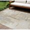 Homeroots 8' X 10' Ivory And Beige Abstract Washable Indoor Outdoor Area Rug 609205 - alternate 1