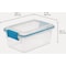 Sterilite 7.5 Qt./7.1L Blue Aquarium Gasket Box 19414306 - alternate 2
