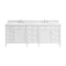 James Martin Vanities 84'' Double Vanity, Bright White w/ 3 CM White Zeus Quartz Top 655-V84-BW-3WZ - alternate 8