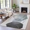 Homeroots 3' X 5' Ivory And Gray Abstract Washable Indoor Outdoor Area Rug 630951 - alternate 5
