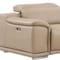 Homeroots Beige Leather Modular L Shaped Eight Piece Corner Sectional With Console 643918 - alternate 3