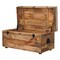 Homeroots 35in Beige and Brown Tufted Genuine Leather and Solid Wood Upholstered Storage Bench With Flip Top 723832 - alternate 2