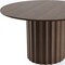 Homeroots 52" Brown Wood Pedestal Base Round Top Dining Table 720941 - alternate 3