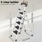 Wrightmaster 4.7 ft. Steel Lightweight Step Ladder, 10 ft. Reach, with Tool Platform, 300 lb. Load Capacity ZOR-GJ5BT1 - alternate 3