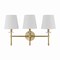 Jonathan Y Olivia 23" 3-Light Contemporary Traditional Candlestick Metal/Crystal LED Vanity, Brass Gold JYL9921A - alternate 5