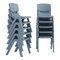 Flash Furniture Plastic Stacking School Chairs with 12 in Seat Height in Dusty Blue, 10PK 10-YU-YCX-001-DSTYBL-GG - alternate 1