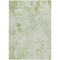Homeroots 5' X 8' Green And Ivory Floral Washable Indoor Outdoor Area Rug 583089 - alternate 5