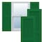 Ekena Millwork True Fit PVC Two Equal Louver Shutters, Viridian Green, 12W x 80H, PR TFP101LVF12X080HG - alternate 1