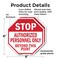 Signmission Stop Authorized Personnel Only Beyo, 6 inch X 6 inch, Plastic Sign, 2PK OC-P-2PACK-6-179 - alternate 6
