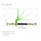 Mytee Products 5/16 in-3/8 in Green Folding Handle Ratchet Load Binder & 5/16 inx12 ft Binder Chain CBRS-FH56x2-CH51612x2-KIT - alternate 4