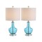 Jonathan Y Colette 20" Mini Glass Table Lamp, Amalfi Blue, 2PK JYL1029C-SET2 - alternate 1