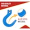 Mytee Products 5/16 inGrade100 Clevis Foundry Hook - WLL 5700LBS Blue Clevis Hook for Towing, 10PK FH516-G100x10 - alternate 7