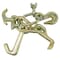 Mytee Products 5/16inx6ft G70 Tow Chain w/ RTJ & Grab Hook w/ Enlarged Links - Plain on One End, 2PK CH5166-RTJ-GH-Px2 - alternate 5