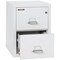Fireking 2 Drawer, 1 Hr Fire & impact rated, 25" depth Letter Arctic White 2-1825-CAW - alternate 2