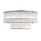 Euf Glasbury, Flush Mount, 9-Light, 24", Polished Nickel, Ribbed Glass 49169-027 - alternate 1