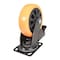 Vestil Polyurethane Swivel With Total Brake Caster 6 In. Diameter x 2 In. Width 836 lb Orange/Black CST-BN-6X2PUP-SWTB - alternate 4