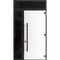 Vdomdoors Steel Door Dekton 0118 Natural Noir 96вЂќ/ Side and Top Exterior Window Sidelite Entry Door Painted DEKTON0118EXD-NOIR-W36+12xH96+16-LH-I - alternate 2
