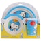 Peanuts Fun Times 5 Piece Kid's Bamboo Melamine Dinnerware Set in Blue 136651.05 - alternate 4