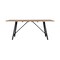 Homeroots Five Piece Brown and Black Solid Wood Dining Set with Four Chairs 510907 - alternate 5
