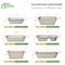 Ecoquality 40oz Rectangular Sugarcane Container, Compostable Bowls for Takeout, and Restaurant, 200PK EQCRTB40-200 - alternate 4