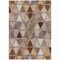 Homeroots 8' X 10' Brown Beige And Khaki Geometric Washable Indoor Outdoor Area Rug 583019 - alternate 5