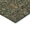 Homeroots 9' X 12' Emerald Brown And Red Floral Washable Indoor Outdoor Area Rug 604593 - alternate 6