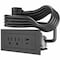 Legrand FurniturePowerOutlet, Black, 2Outlet, 10ft RDZCBK10 - alternate 1