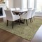 Homeroots 8' X 10' Green Beige And Brown Abstract Washable Indoor Outdoor Area Rug 597013 - alternate 4