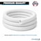 Kable Kontrol Convoluted Split Wire Loom Tubing - 1-1/2" Inside Diameter - 50' Length - White WL907-SP50-WHITE - alternate 4