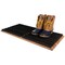 Kings County Tools Wooden Door Mat Boot Brush Scraper Outdoor Mat Front Doormat w/ Built-In PVC Shoe Cleaner Brush GW36E01-01 - alternate 4