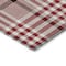 Homeroots 8' Red Black And Ivory Round Plaid Washable Indoor Outdoor Area Rug 601514 - alternate 3