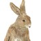 Homeroots Set Of Two 7" Brown and White Polyresin Rabbit Figurine, 2PK 518101 - alternate 3