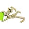Mytee Products Tow Straps V Bridle 3 in x 36 in w/ RTJ Clusters, Hi VIZ/HI Abrasion Green Webbing, 5400 lbs, 2PK VStrap-0336RTJx2 - alternate 3