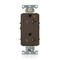 Leviton Dec Plus IG Dup 20A 125V TR Blue T1636-IGB - alternate 1