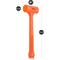 Neiko 2 LB Dead Blow Hammer, Neon Orange 02847A - alternate 4