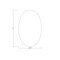 Skutchi Designs Boval Conference Table With Power Unit, 48 in W, 72 in L, Ivory HAR-BOVL-48X72-DOU.BK-K458-NA - alternate 4