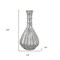 Homeroots 10" Antiqued Silver Glass Round Table Vase 574400 - alternate 3
