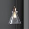 Jonathan Y Goldwater 7.5 in. Adjustable Drop Metal/Glass LED Pendant, Brass Gold JYL3514A - alternate 5