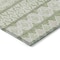 Homeroots 10' X 14' Artichoke Green And Ivory Quatrefoil Washable Indoor Outdoor Area Rug 583197 - alternate 3