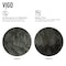 Vigo Giovanni Onyx Gray Glass 17 in. L x 17 in. W x 6 in. H Round Vessel Bathroom Sink VG07051 - alternate 5