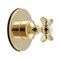 Kingston Brass Single-Handle Six-Way Diverter Valve with Round Trim Kit, Polished Brass KS4032BEX - alternate 1