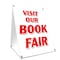 Signmission Visit Our Book Fair, 36 Inch x 24 Inch A-frame Yard Sign, Plastic Sign SBC-2436-Visit Our Book Fair - alternate 1