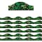 Ashley Productions Magnetic Scallop Border, Greenery on Black, 12 Feet Per Pack, 6PK 11431 - alternate 1