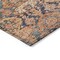 Homeroots 9' X 12' Terra Cotta And Charcoal Damask Washable Indoor Outdoor Area Rug 603393 - alternate 5